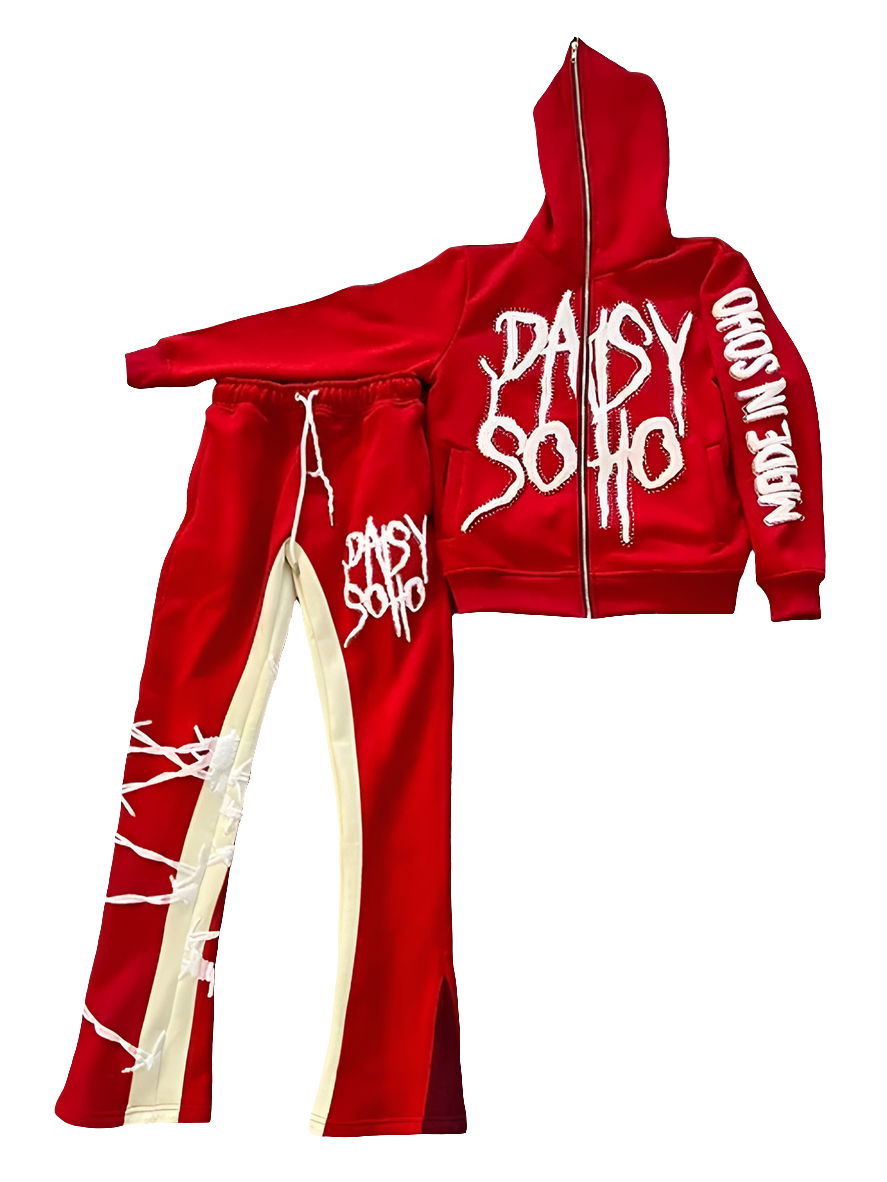 Fleece Daisy SOHO tracksuit - Luxestreetwear™