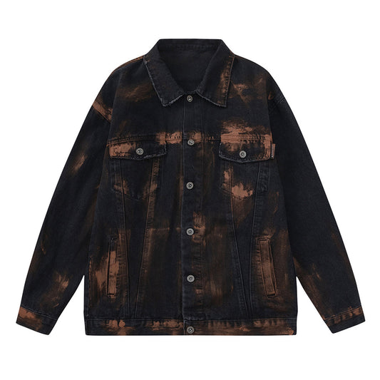 Tie-Dye Denim Jean Jacket - Luxestreetwear™