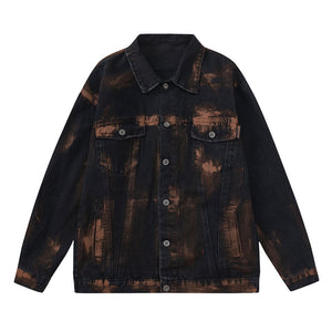 Tie-Dye Denim Jean Jacket - Luxestreetwear™
