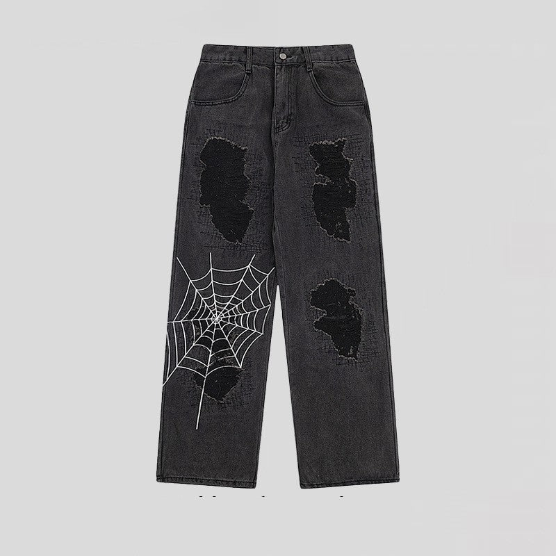 Spider web Ins Jean - Luxestreetwear™