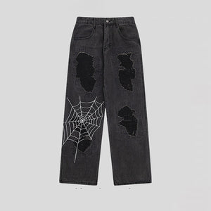 Spider web Ins Jean - Luxestreetwear™