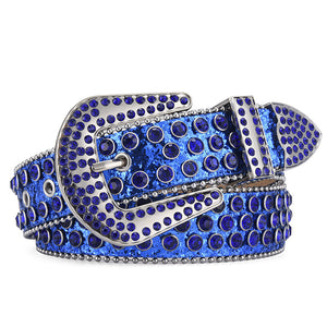 Rock Rivet Rhinestone Belt - Luxestreetwear™