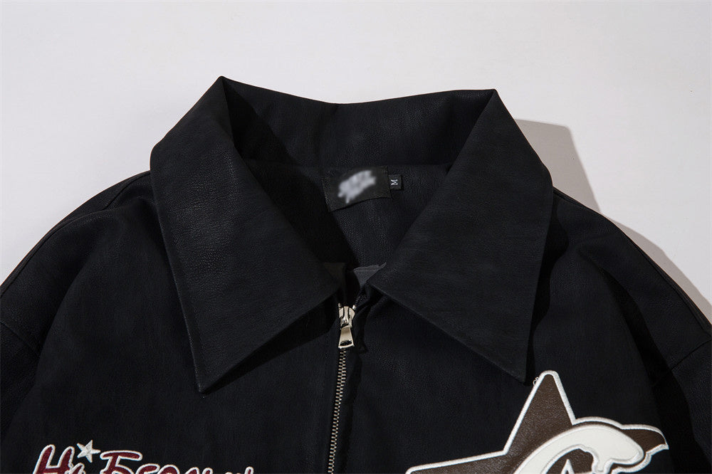 Polo Who care Leather Jacket - Luxestreetwear™