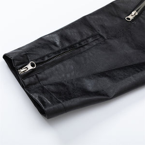 PU Denim Jean Jacket - Luxestreetwear™
