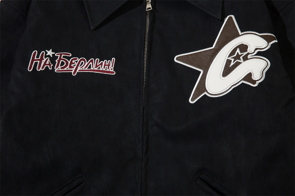 Polo Who care Leather Jacket - Luxestreetwear™