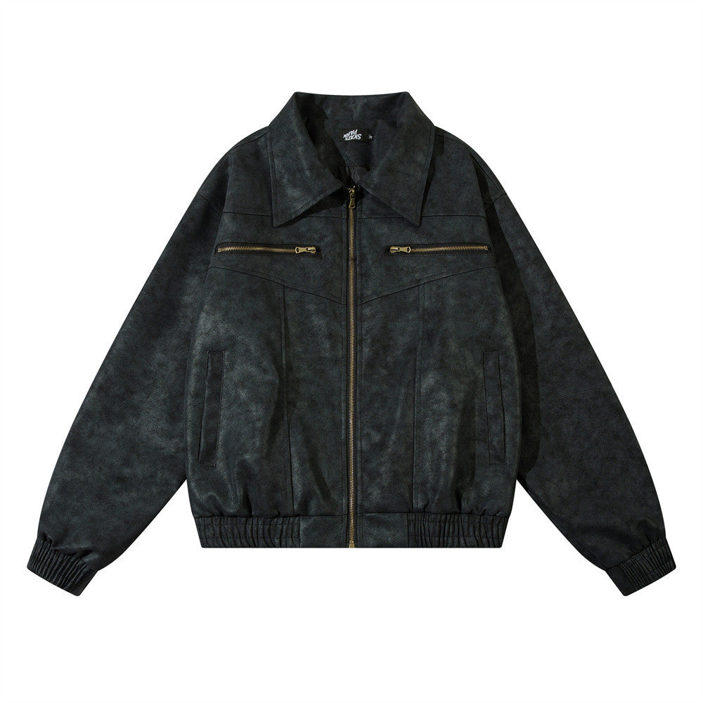 Skate Vintage Leather Jacket - Luxestreetwear™