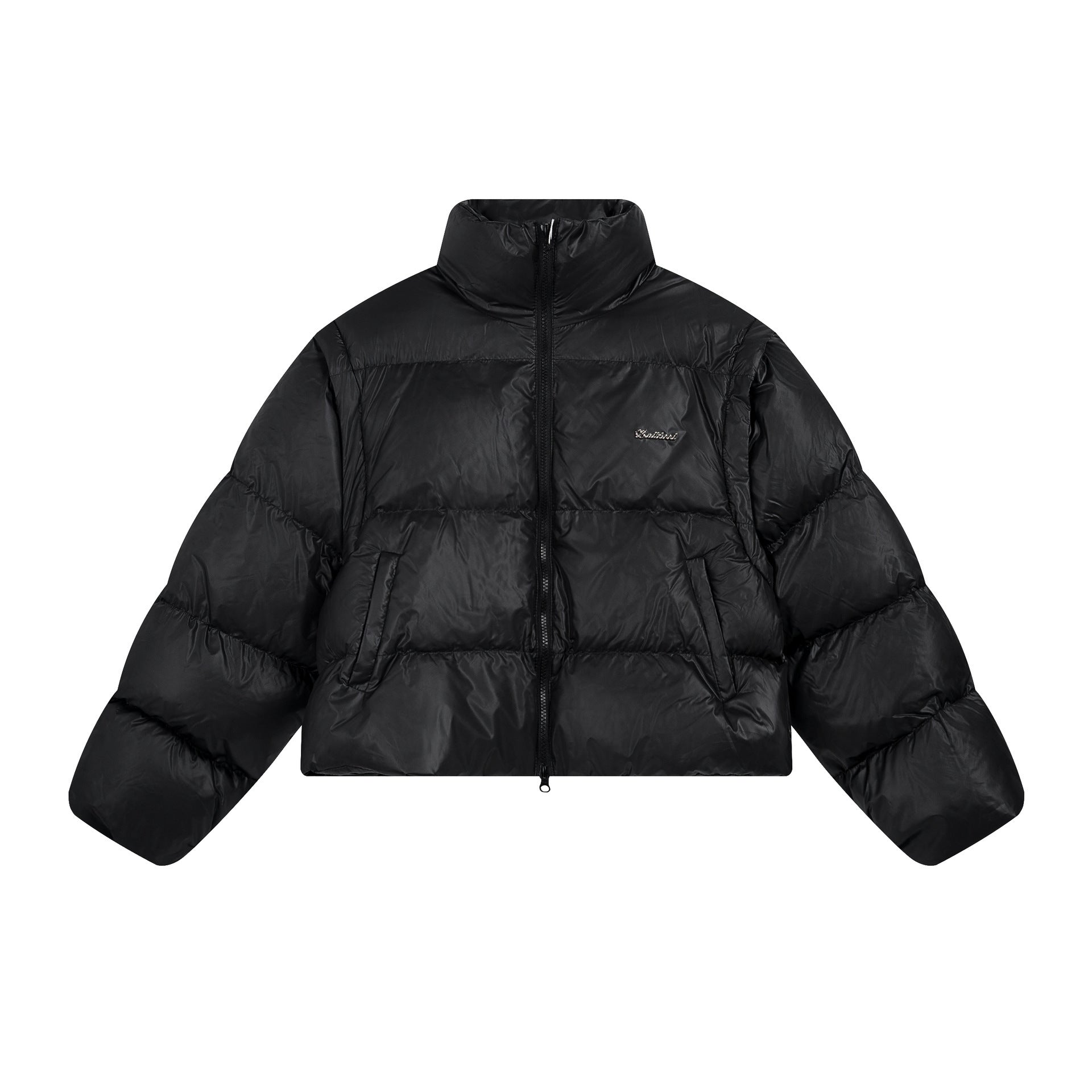 Niche Pleated Texture Thicken Cotton Clothes Coat Men - Luxestreetwear™