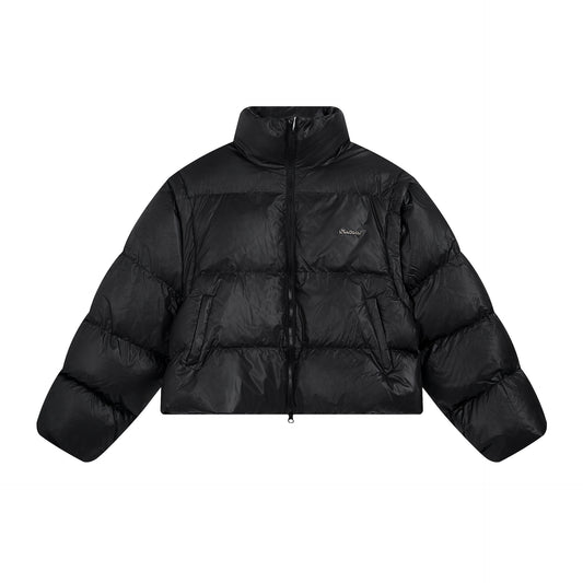 Niche Pleated Texture Thicken Cotton Clothes Coat Men - Luxestreetwear™