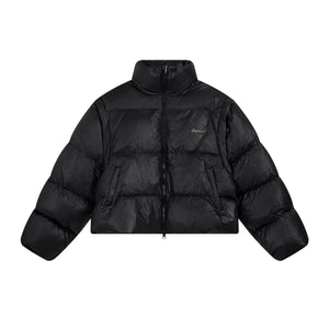 Niche Pleated Texture Thicken Cotton Clothes Coat Men - Luxestreetwear™