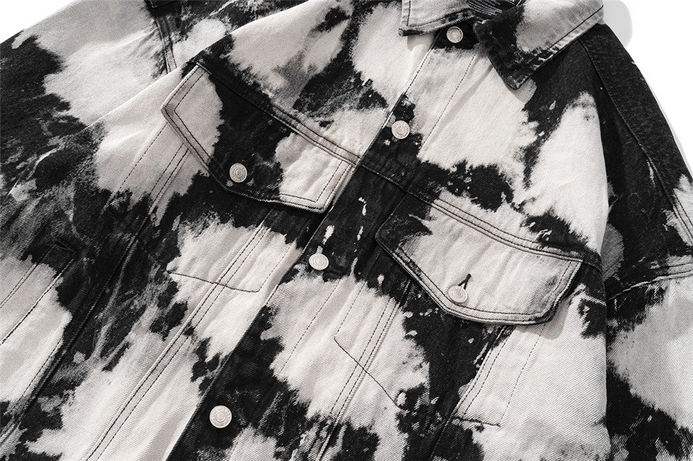 Splash Denim Jean Jacket - Luxestreetwear™