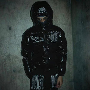 Winter Hooded Cotton-padded Cardigan Jacket - Luxestreetwear™