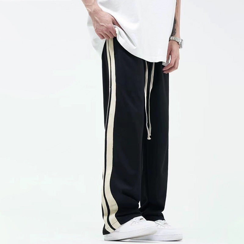 Striped Side Drawstring Pants - Luxestreetwear™
