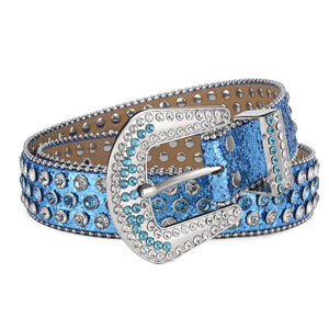 Rock Rivet Rhinestone Belt - Luxestreetwear™
