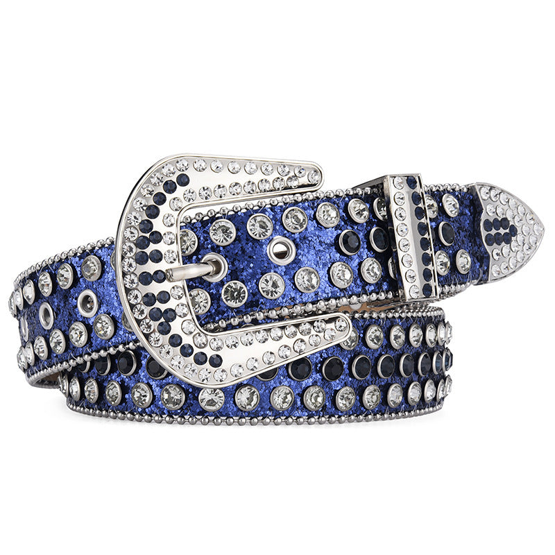 Blue Silver Blue Buckle