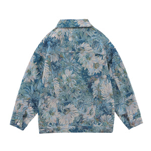 Floral Denim Jean Jackets - Luxestreetwear™