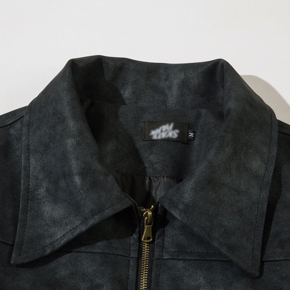 Skate Vintage Leather Jacket - Luxestreetwear™