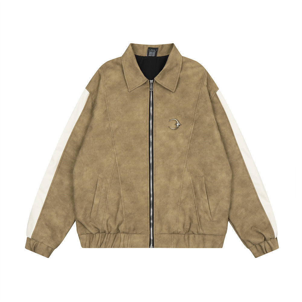 Distressed Biker Leather Jacket - Luxestreetwear™