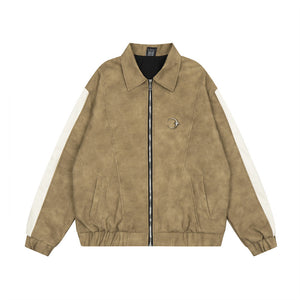 Distressed Biker Leather Jacket - Luxestreetwear™