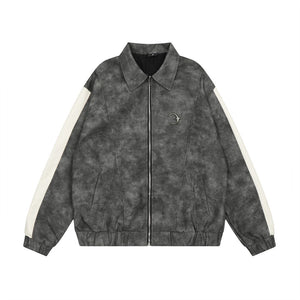 Distressed Biker Leather Jacket - Luxestreetwear™