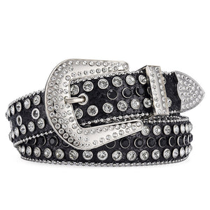Rock Rivet Rhinestone Belt - Luxestreetwear™