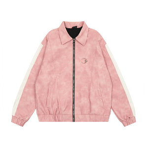 Distressed Biker Leather Jacket - Luxestreetwear™