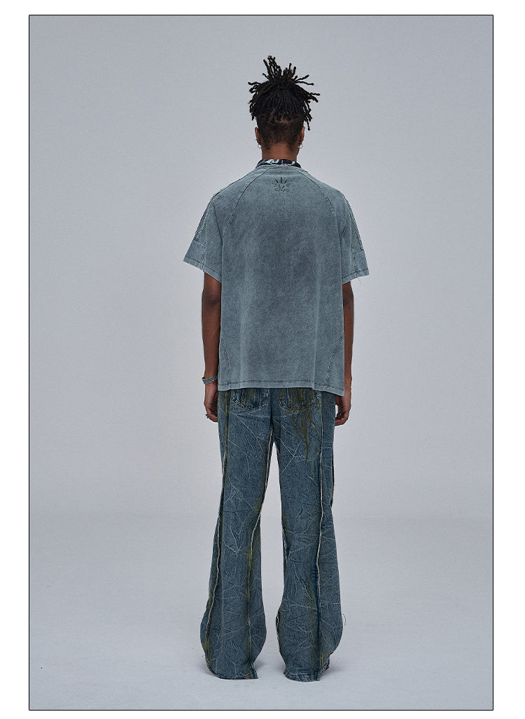 Dirtyfit Distressed Wide leg - Luxestreetwear™