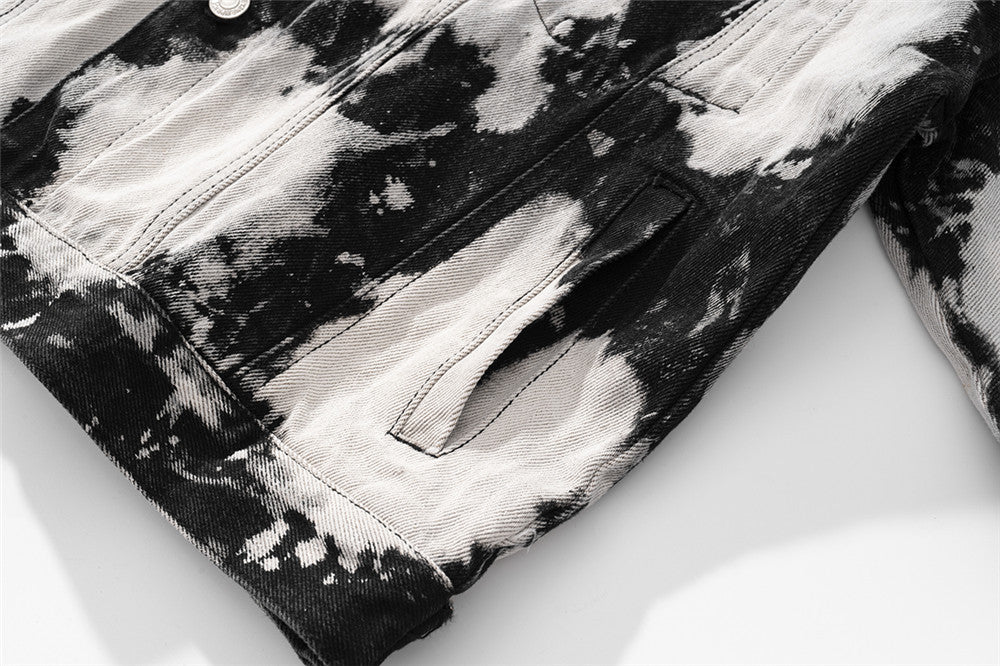 Splash Denim Jean Jacket - Luxestreetwear™