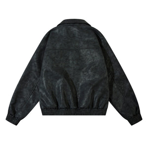 Skate Vintage Leather Jacket - Luxestreetwear™