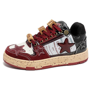 Star Pattern Sneakers Men's Special-interest Design Sports And Leisure - Luxestreetwear™