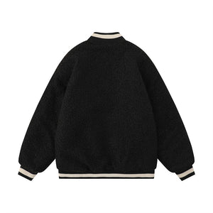 Lamb Wool Baseball Uniform Cotton Clothes Men - Luxestreetwear™