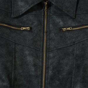 Skate Vintage Leather Jacket - Luxestreetwear™