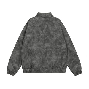 Distressed Biker Leather Jacket - Luxestreetwear™