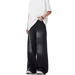 Washed Distressed Retro wide leg - Luxestreetwear™