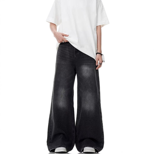 Washed Distressed Retro wide leg - Luxestreetwear™