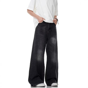 Washed Distressed Retro wide leg - Luxestreetwear™