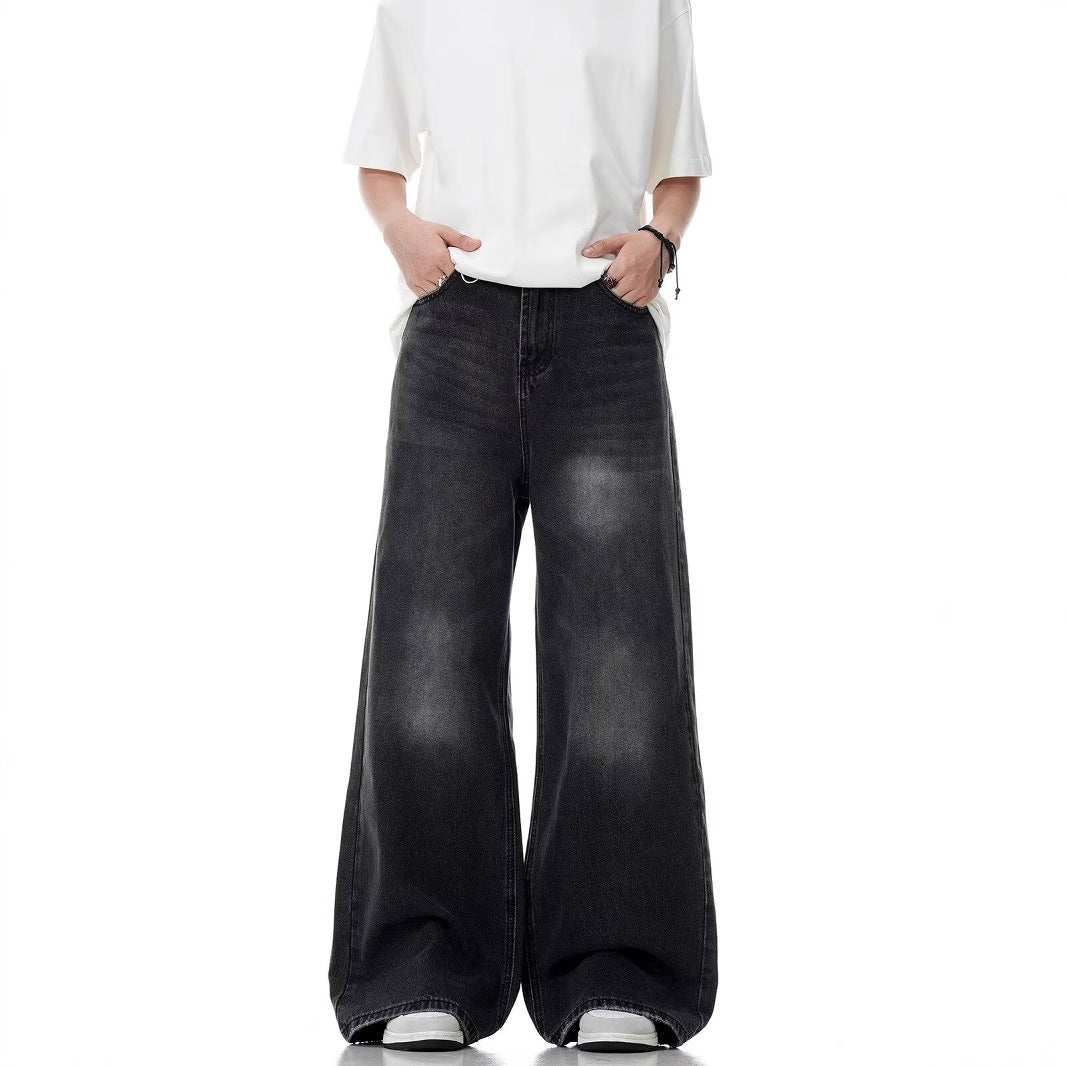 Washed Distressed Retro wide leg - Luxestreetwear™