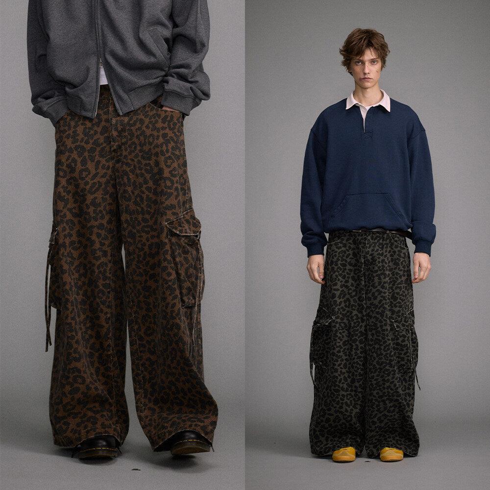 Vintage Leopard Wide Leg - Luxestreetwear™