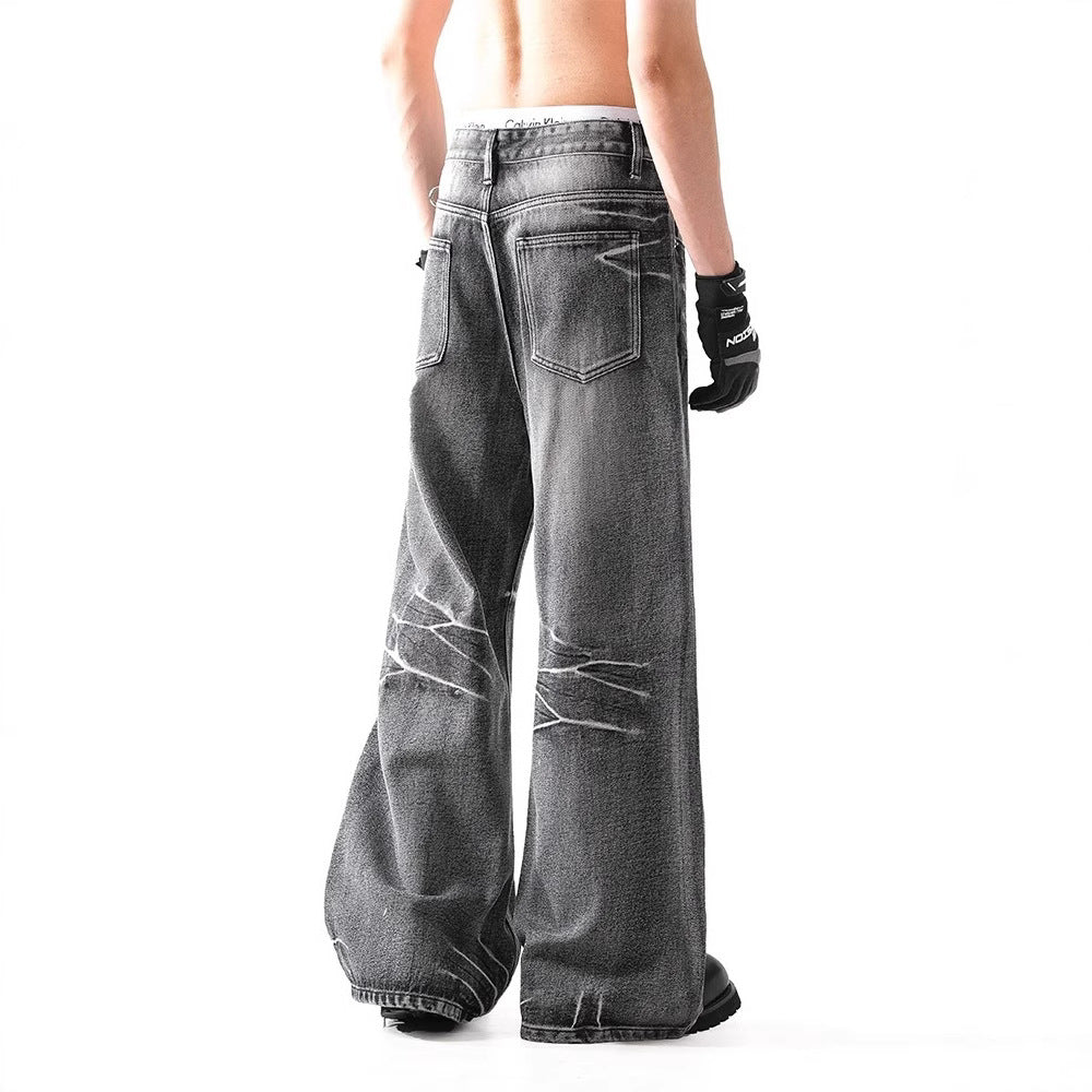 Loose Micro-flared wide leg - Luxestreetwear™