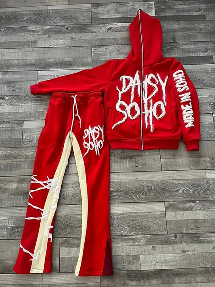Fleece Daisy SOHO tracksuit - Luxestreetwear™