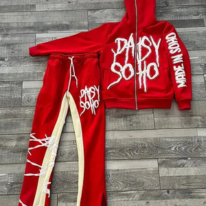 Fleece Daisy SOHO tracksuit - Luxestreetwear™