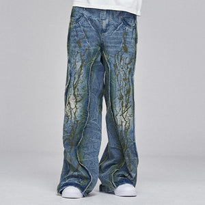 Dirtyfit Distressed Wide leg - Luxestreetwear™