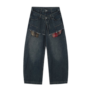 Blue fitting Wide leg - Luxestreetwear™