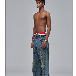 Dirtyfit Distressed Wide leg - Luxestreetwear™