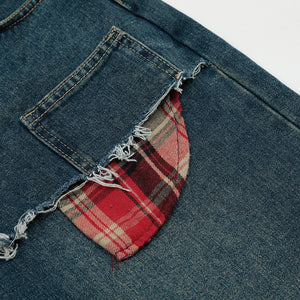 Blue fitting Wide leg - Luxestreetwear™