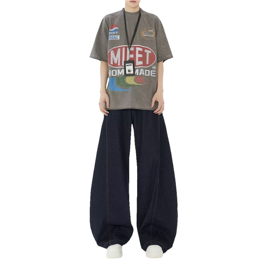Dark Blue Wide leg - Luxestreetwear™