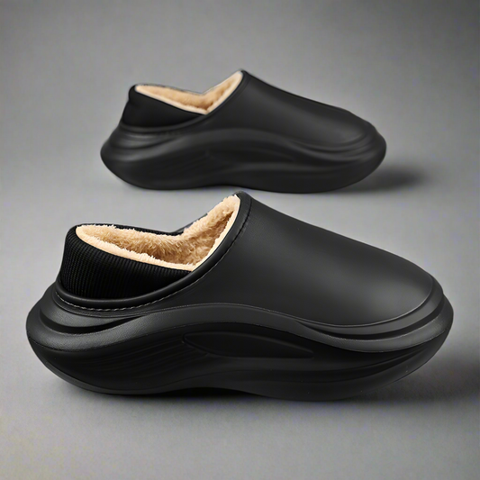 Fleece-lined Slides