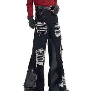 Rivet Stitching wide leg - Luxestreetwear™