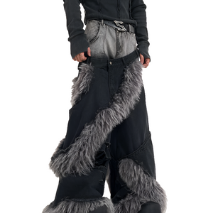 Double layer fur cover Baggy - Luxestreetwear™