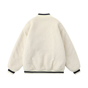 Lamb Wool Baseball Uniform Cotton Clothes Men - Luxestreetwear™