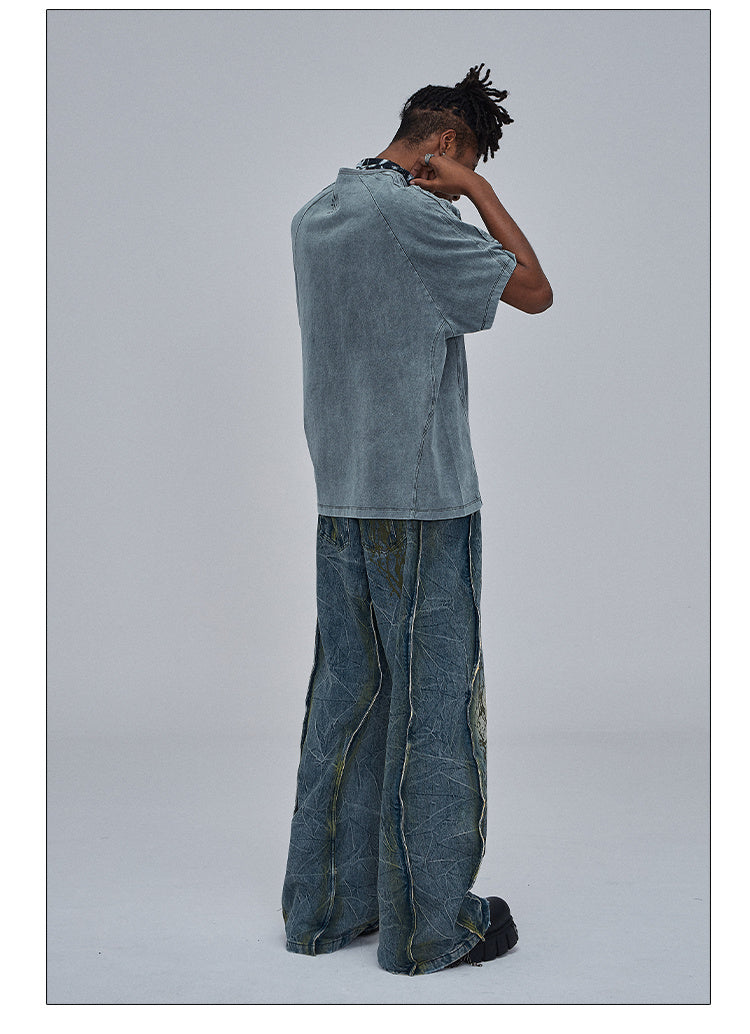 Dirtyfit Distressed Wide leg - Luxestreetwear™